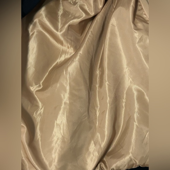 Mahoney Faux Fur Bomber Jacket Aritzia Golden by TNA - size Large - Picture 13 of 16